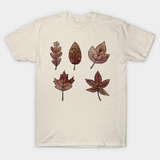 Brown Leaves T-Shirt